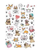 Наклейки Crazy Bullet Journal Stickers (черная), производитель Контэнт, ISBN 978-5-00141-532-9, № 3