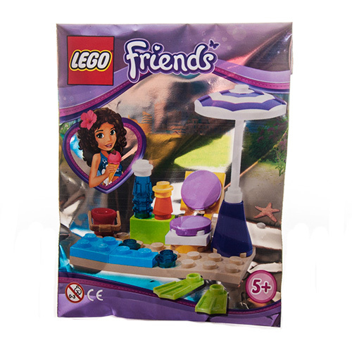 LEGO Friends 61408 Пляжный набор, производитель LEGO (ЛЕГО), ISBN PA-C-K0004-316-4, № 1
