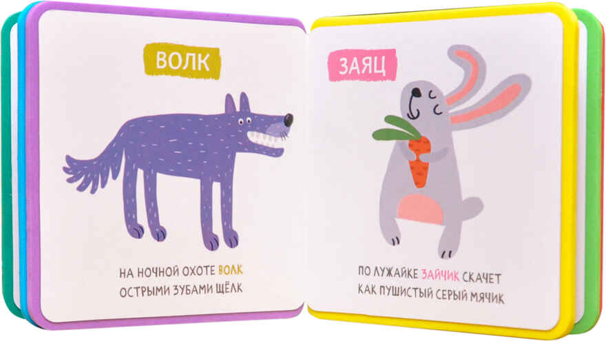 Попугай (Разноцветный зоопарк), книжка-игрушка на пене EVA, производитель МОЗАИКА kids , ISBN 978-5-43151-143-1, № 3