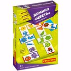 Домино Цвета- настольная игра, арт. ВВ3901, производитель Bondibon (Бондибон), ISBN 489-5-13604-147-0, № 1