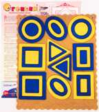 Огоньки Ларчик (ковролин, желто-синий), производитель Развивающие игры Воскобовича, ISBN 462-7-08147-252-4, № 2