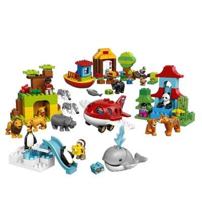 LEGO Duplo 10805 Вокруг света: В мире животных, производитель LEGO (ЛЕГО), ISBN 570-2-01559-792-0№ 1