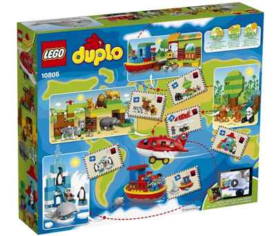 LEGO Duplo 10805 Вокруг света: В мире животных, производитель LEGO (ЛЕГО), ISBN 570-2-01559-792-0№ 8