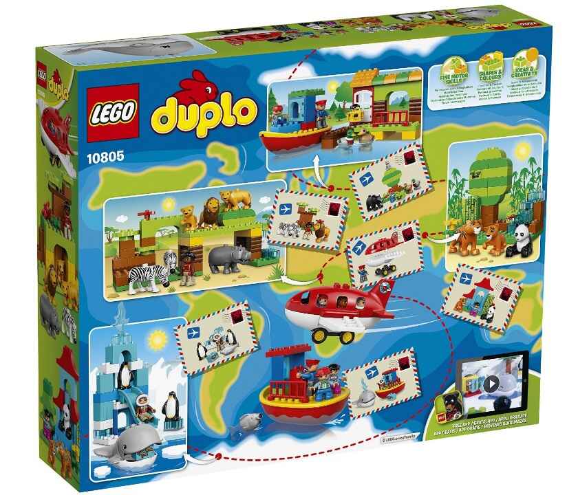 LEGO Duplo 10805 Вокруг света: В мире животных, производитель LEGO (ЛЕГО), ISBN 570-2-01559-792-0, № 8