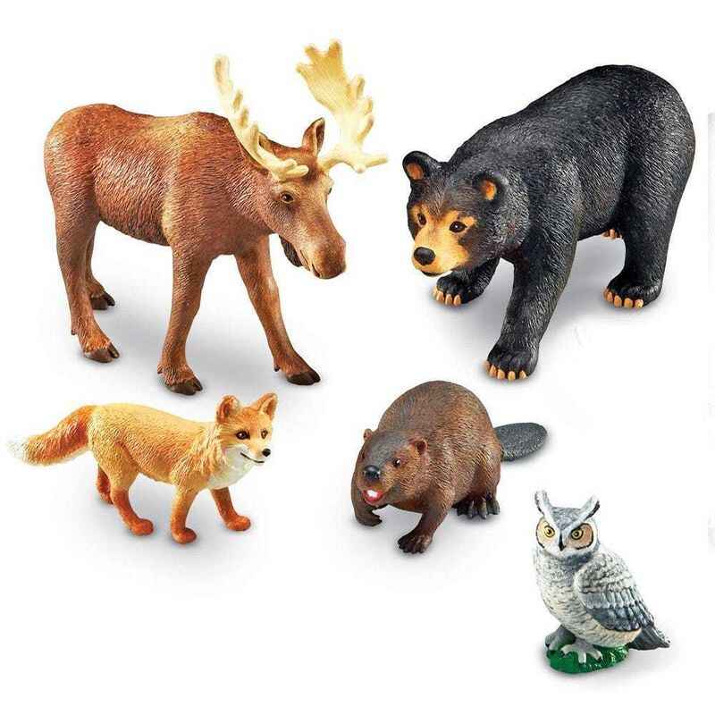 Игровой набор Животные леса 5 элементов, арт. LER0787, производитель Learning Resources, ISBN 76-5-02380-787-5, № 6