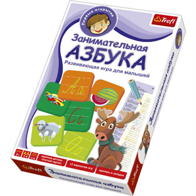 Занимательная Азбука, арт. 01101T, производитель Trefl (Трефл), ISBN 590-0-51101-101-2 № 1