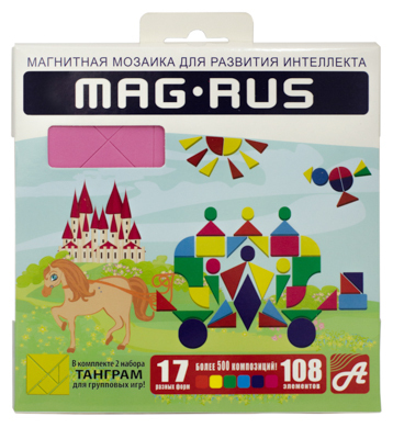 MAG-RUS (108) Волшебные сказки. Магнитная мозаика для развития интеллекта, производитель АНДАНТЕ, ISBN 978-5-90495-657-8, № 1