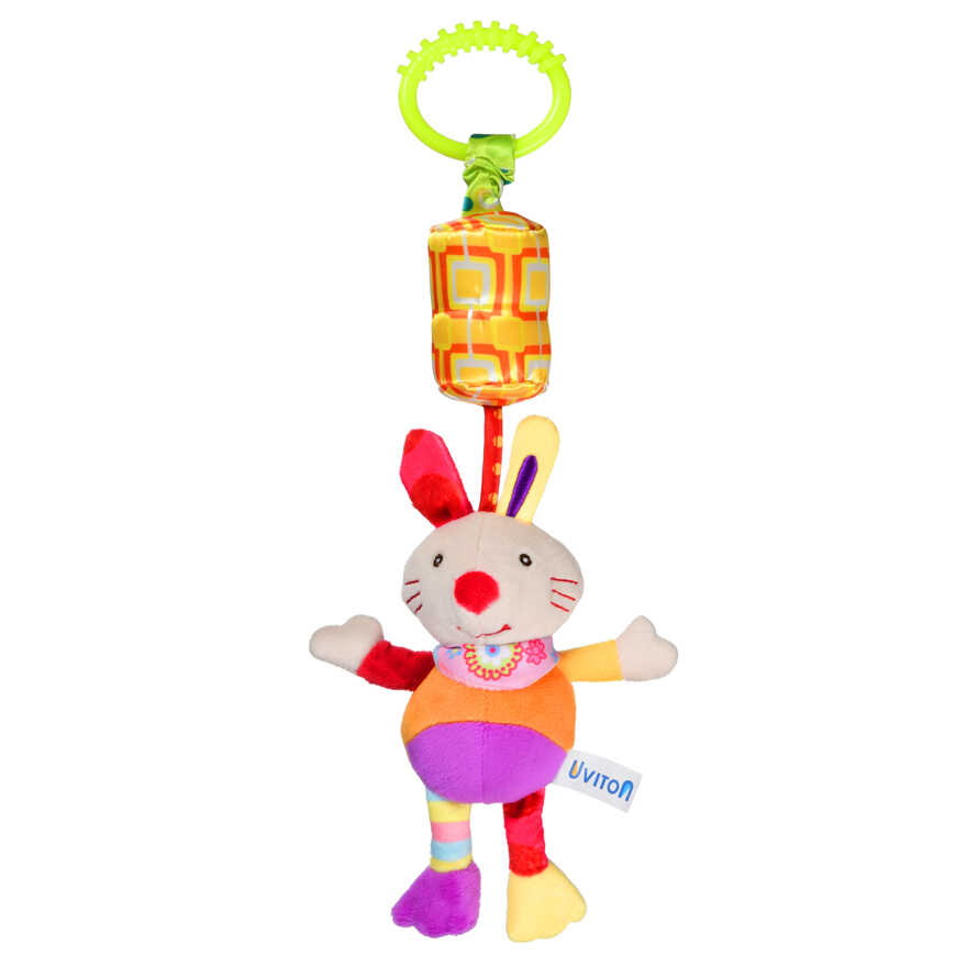 Игрушка-подвеска Uviton со звоночком Зайка Арт 0604/04, производитель Uviton, ISBN 465-7-78025-106-9, № 2