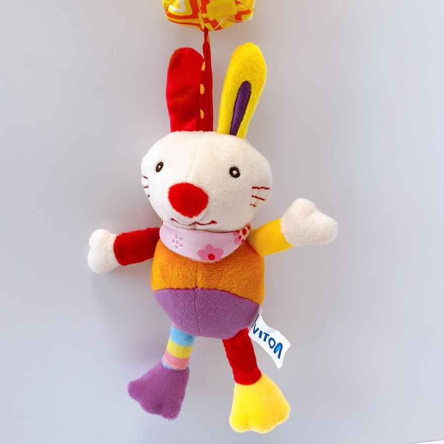 Игрушка-подвеска Uviton со звоночком Зайка Арт 0604/04, производитель Uviton, ISBN 465-7-78025-106-9, № 7