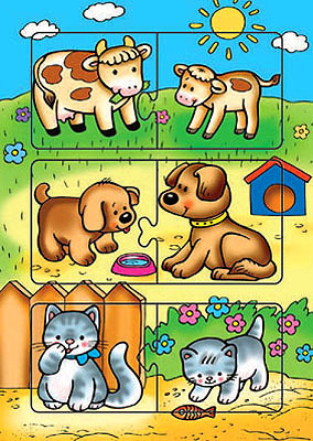 Пазл "А у нас во дворе", производитель Дрофа-медиа, ISBN 460-7-14735-375-2, № 1