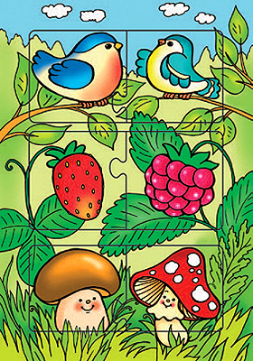 Пазл "В лесу", производитель Дрофа-медиа, ISBN 460-7-14735-905-1, № 1