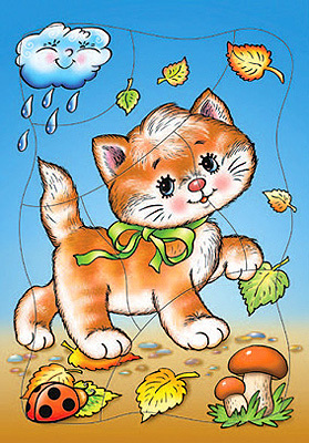 Пазл &quot;Котенок&quot;, производитель Дрофа-медиа, ISBN 460-7-14735-216-8, № 1