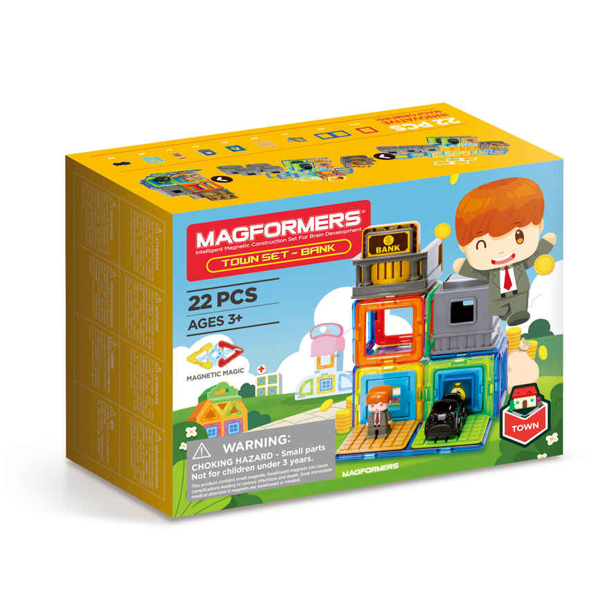 Магформерс Town Bank  Set, арт. 717009, производитель Magformers (Магформерс), ISBN 73-0-65817-009-0, № 1