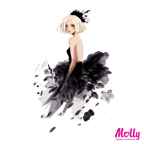 Картины по номерам Fashion 30х40, 24 краски (Molly), арт. E010, производитель СильверТойз, ISBN 692-0-14087-492-4, № 1