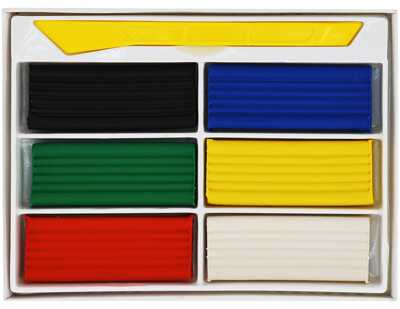 Каляка-Маляка Пластилин для детского творчества 6 цветов, 90 гр., стек, арт. ПКМ06-П, производитель ФАРМ, ISBN 460-2-72305-908-0№ 2