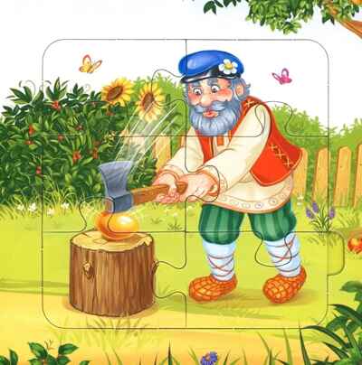 Книга с пазлами. Курочка Ряба, производитель Malamalama (Маламалама), ISBN 978-5-00230-324-3 № 5