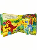 Книжка с двойными окошками ДИНОЗАВРЫ, производитель BimBiMon (БимБиМон), ISBN 978-5-90738-847-5, № 3