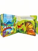 Книжка с двойными окошками ДИНОЗАВРЫ, производитель BimBiMon (БимБиМон), ISBN 978-5-90738-847-5, № 4