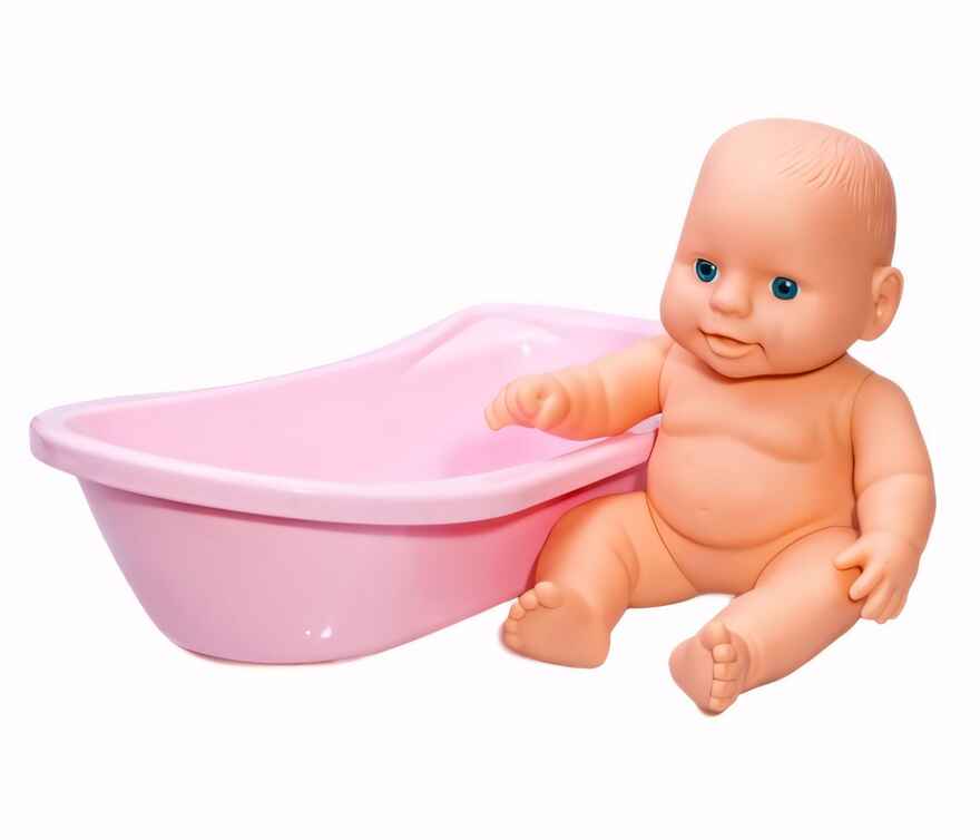 Набор Пупс в ванночке, арт. PU01, производитель Dream Makers (Дрим Мейкерс), ISBN 481-4-72300-347-9, № 1
