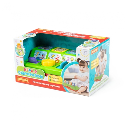 Игрушка развивающая Игра с сюрпризом (в коробке), арт. 77066, производитель Полесье, ISBN 481-0-34407-706-6№ 4