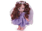 Кукла Precious Moments Фея фиалка, брюнетка 21 см, арт. 2204, производитель The Doll Maker, ISBN 73-2-53302-204-3, № 1