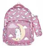 Рюкзак мягкий Schoolformat Little unicorn, модель SOFT 2+, мягкий каркас, двухсекционный, 17 л, для девочек, арт. РЮКМ2П-ЛЛЮ, производитель ФАРМ, ISBN 460-2-72314-885-2, № 1