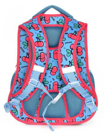 Рюкзак Schoolformat Cherries, модель SOFT 3, мягкий каркас, трехсекционный, 22 л, для девочек, арт. РЮКМ3-ЧРИ, производитель ФАРМ, ISBN 460-2-72314-898-2№ 3