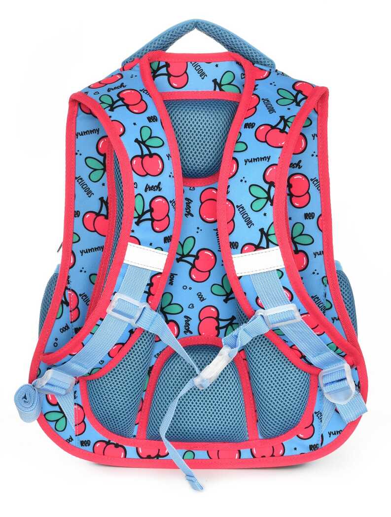 Рюкзак Schoolformat Cherries, модель SOFT 3, мягкий каркас, трехсекционный, 22 л, для девочек, арт. РЮКМ3-ЧРИ, производитель ФАРМ, ISBN 460-2-72314-898-2, № 3