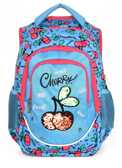 Рюкзак Schoolformat Cherries, модель SOFT 3, мягкий каркас, трехсекционный, 22 л, для девочек, арт. РЮКМ3-ЧРИ, производитель ФАРМ, ISBN 460-2-72314-898-2, № 1