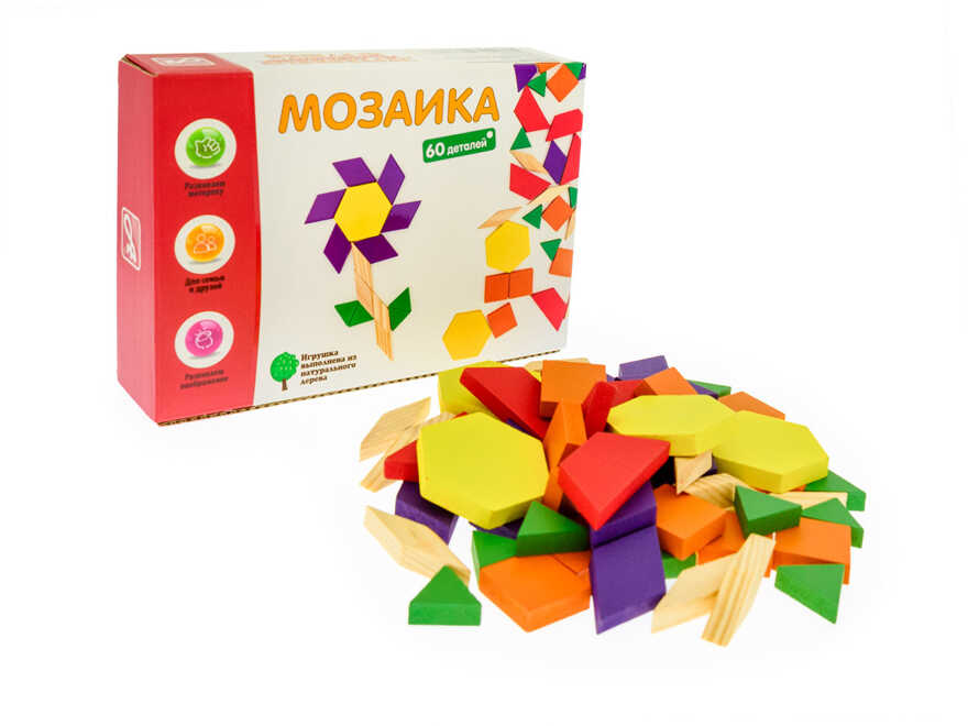 Мозаика-конструктор. Развивающая игра, арт. РДИ-Д1020а, производитель АНДАНТЕ, ISBN 466-5-27282-779-1, № 2
