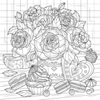 Раскраска-антистресс для работы маркерами (обложка с пальмой)., производитель Контэнт, ISBN 978-5-00141-609-8, № 3
