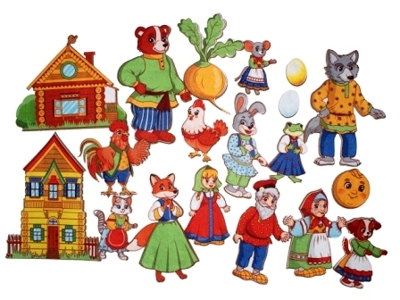 Сказки 5 в 1 новые. Фетр, арт. LIP1424, производитель Веселые липучки LIP-LIP, ISBN 200-0-73819-145-0№ 1