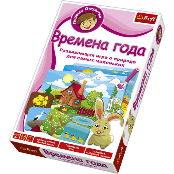 Времена года, арт. 01104T, производитель Trefl (Трефл), ISBN 590-0-51101-104-3, № 1