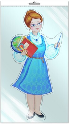 Ф-8767 Плакат вырубной А3 в пакете. Учительница (в индивидуальной упаковке с европодвесом), производитель Сфера ТЦ , ISBN 465-0-11815-288-5, № 1