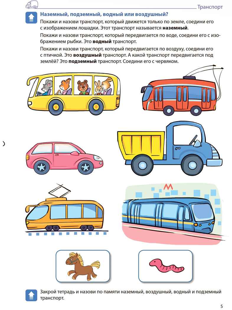 Домашняя логопедическая тетрадь 4+. Я говорю правильно. Тетрадь 4: Транспорт, профессии, времена, производитель Сфера ТЦ , ISBN 978-5-99493-634-4, № 3