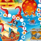 Игра-ходилка с викториной. Золото пиратов. 42x29,5 см., производитель ГЕОДОМ , ISBN 460-7-17745-652-2, № 2