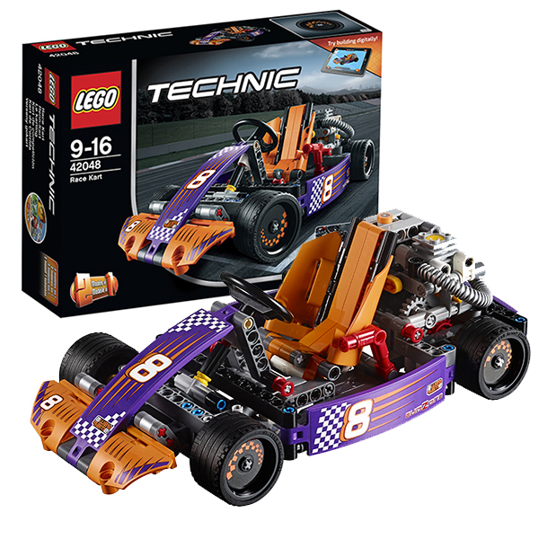 LEGO Technic 42048 Гоночный карт, производитель LEGO (ЛЕГО), ISBN 570-2-01559-096-9, № 1