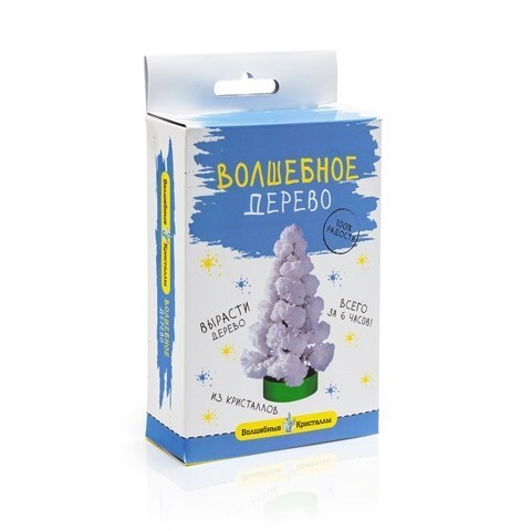 Волшебные кристаллы Елочка белая, арт. cd-121w, производитель BUMBARAM (БУМБАРАМ), ISBN 462-7-07977-179-0, № 1