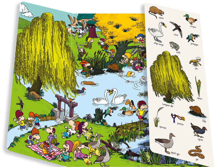 На природе. Найди и покажи 176, производитель Клевер (Clever) , ISBN 978-5-91982-417-6, № 6