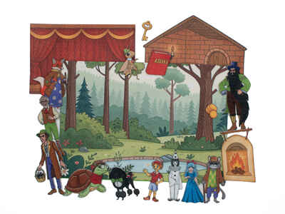 Золотой Ключик, арт. LIP 1410, производитель Веселые липучки LIP-LIP, ISBN 200-0-73819-118-4№ 1