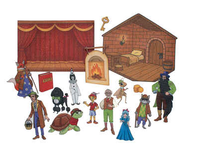 Золотой Ключик, арт. LIP 1410, производитель Веселые липучки LIP-LIP, ISBN 200-0-73819-118-4№ 2