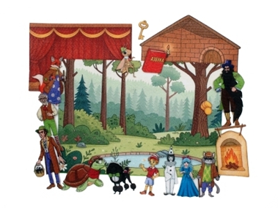 Золотой Ключик, арт. LIP 1410, производитель Веселые липучки LIP-LIP, ISBN 200-0-73819-118-4№ 4