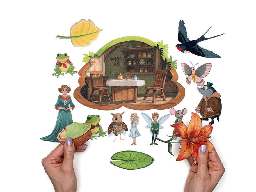 Дюймовочка, арт. LIP 1412, производитель Веселые липучки LIP-LIP, ISBN 200-0-73819-139-9, № 3