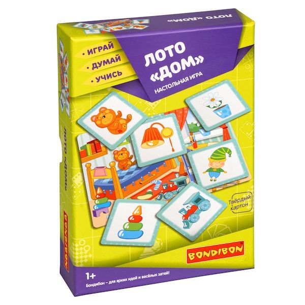 Лото Дом - настольная игра, арт. ВВ3903, производитель Bondibon (Бондибон), ISBN 489-5-13603-895-1, № 1