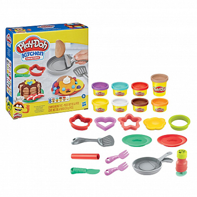 Набор с массой для лепки PLAY-DOH &quot;Печём блины&quot;, арт. F12795L0, производитель Hasbro (Хасбро), ISBN 501-0-99377-974-1№ 3