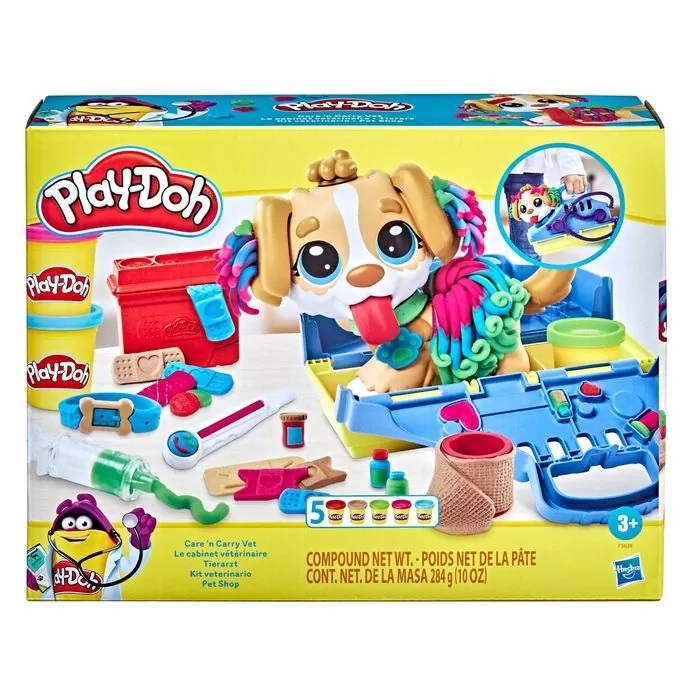 Набор с массой для лепки PLAY-DOH &quot;Приём у ветеринара&quot;, арт. F36395L0, производитель Hasbro (Хасбро), ISBN 501-0-99395-446-9, № 1