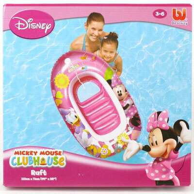 Плот для плавания надувной, детский Bestway Минни Маус Disney, 112х71см, арт. 91025, производитель Симбат, ISBN 694-2-13890-782-7, № 1
