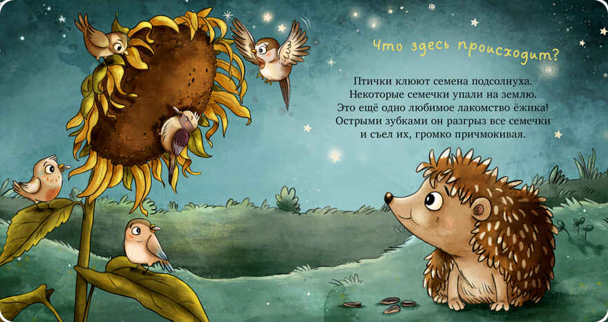 Книжки-картонки. Ёжик в саду. Первая книга малыша о природе/Гримм С., производитель Клевер (Clever) , ISBN 978-5-00211-760-4, № 3