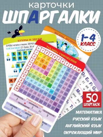 Помощь маме. Шпаргалки. Начальная школа, арт. 4464, производитель Дрофа-медиа, ISBN 463-0-19687-606-4№ 7