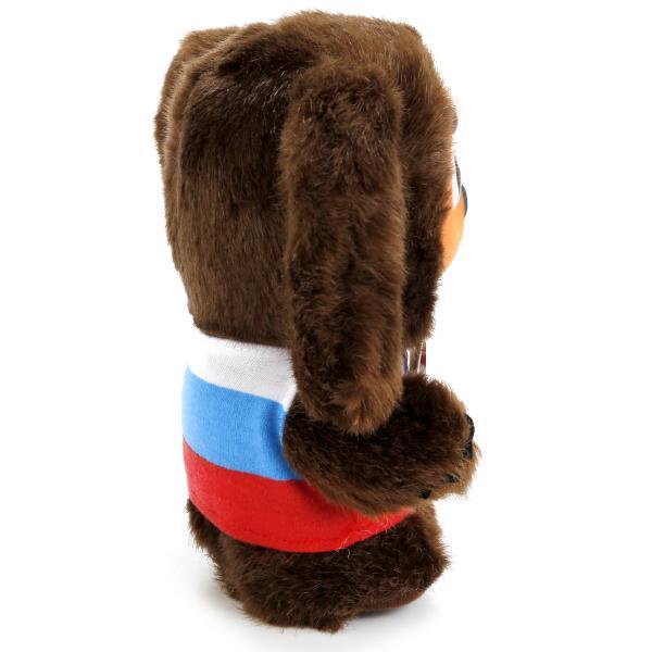 Мягкая игрушка Мульти-Пульти Чебурашка с пластмассовой мордочкой, озвученный, 17 см., арт. V85678/17A, производитель Симбат, ISBN 462-0-00203-898-4, № 4